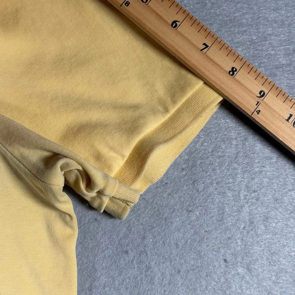 Polo‎ Ralph Lauren Mens Classic Fit Short Sleeve Cotton Polo Shirt Yellow Size M
